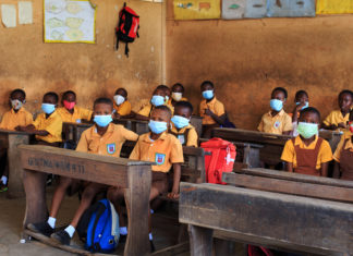 Photo essay: Schools reopen after ten months of lockdown in Ghana