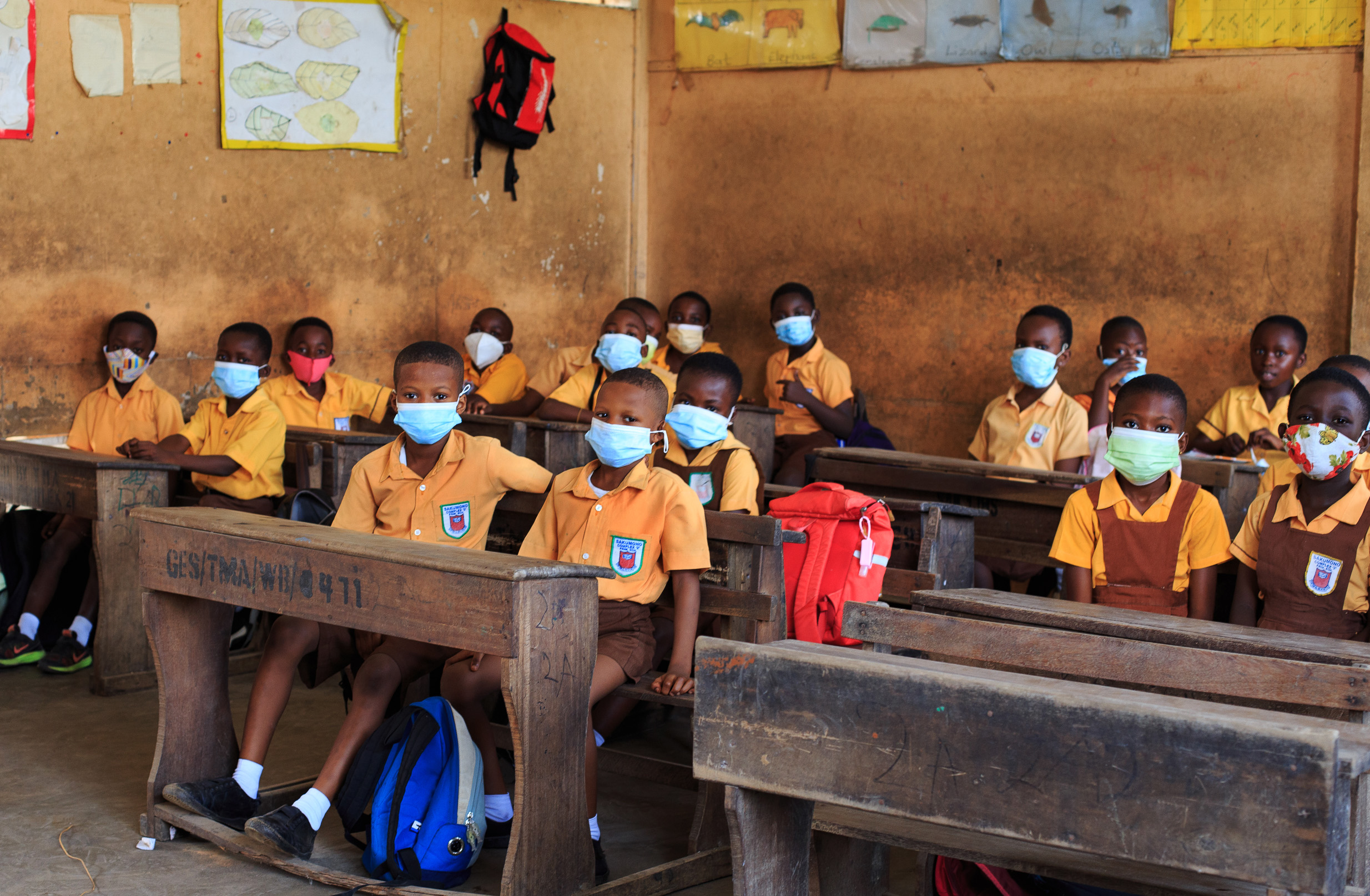Photo essay Schools reopen after ten months of lockdown in Ghana
