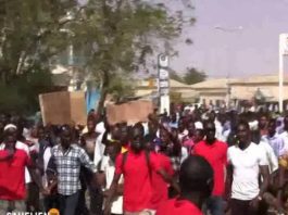 Les étudiants manifestent à Zinder