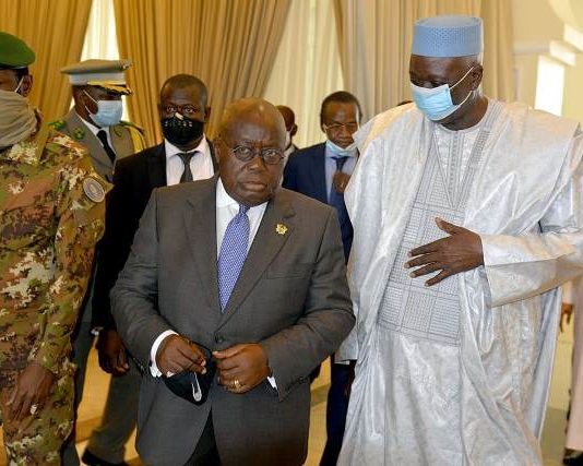 Mali: Nana Akufo-Addo apprécie le processus de transition