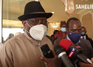 Goodluck Jonathan : «Nous allons poursuivre les échanges jusqu’à l’organisation des élections»