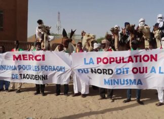 Mali : à Tombouctou, un meeting « pour le maintien de la Minusma »