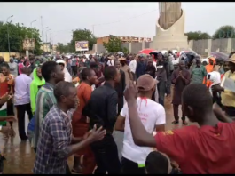 Coup d’Etat au Niger : manifestation de soutien au CNSP