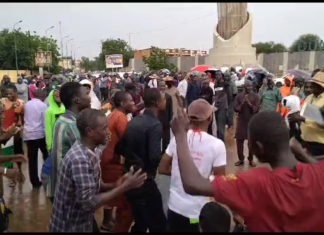 Coup d’Etat au Niger : manifestation de soutien au CNSP