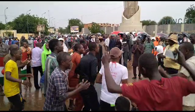 Coup d’Etat au Niger : manifestation de soutien au CNSP