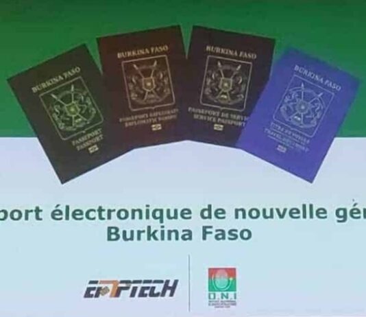 Le Burkina Faso annonce l’impression d’un nouveau passeport sans la mention CEDEAO