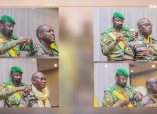 Mali : les nouveaux officiers généraux reçoivent leurs attributs