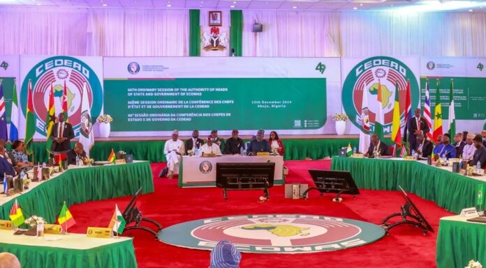 Retrait de l’AES : la CEDEAO annonce quatre mesures