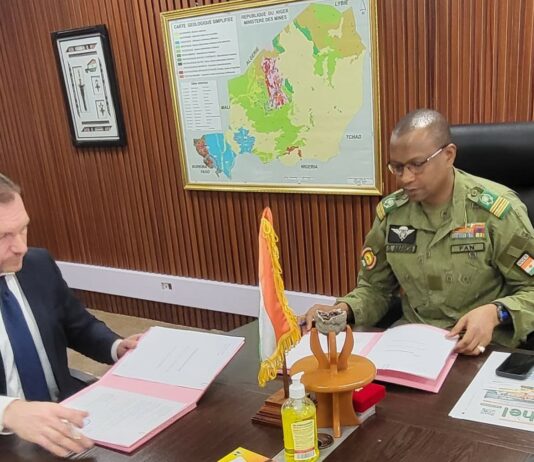 Le Niger et la Russie scellent un accord pour l’exploration géologique et l’exploitation minière