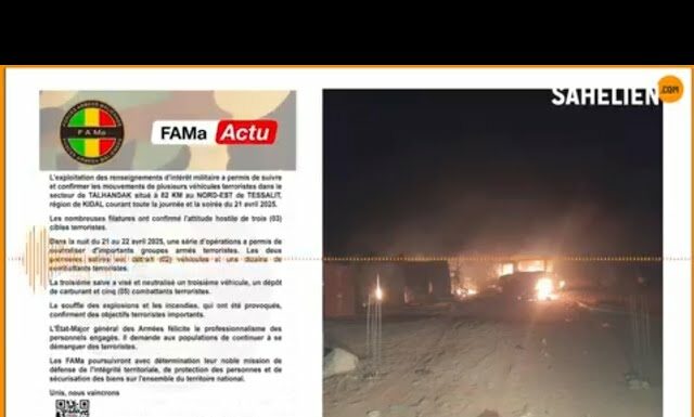 Le récap’ Sahel du 21 au 25 avril 2025