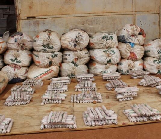 Niger : plus de 8 500 bâtons de dynamite saisis à Niamey