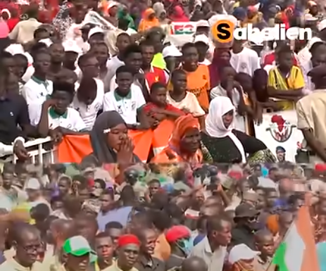 Manifestation à Niamey contre la résolution du Parlement européen demandant la libération de Bazoum