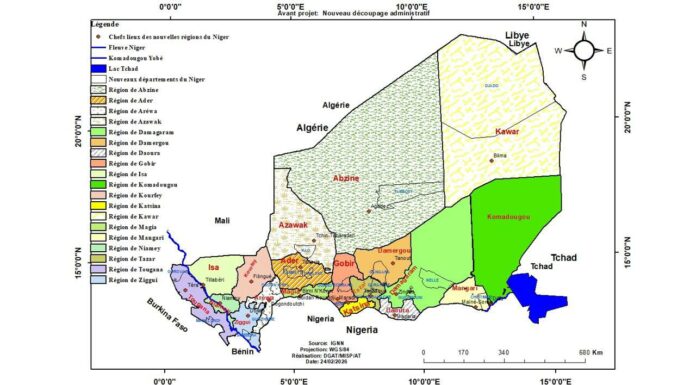 Niger : vers un nouveau découpage administratif