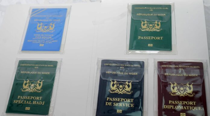 Niger : découvrez les cinq catégories de passeports biométriques