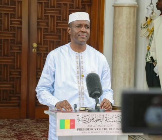 Un extrait de la déclaration du Premier ministre malien en visite à Alger